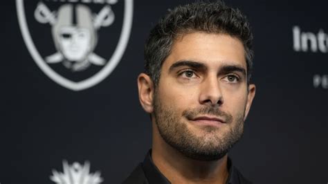 raiders qb jimmy garoppolo underwent foot surgery  march signing