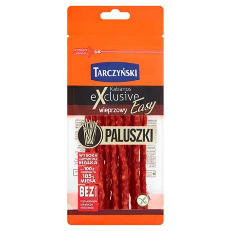 Tarczyński Kabanos Exclusive Easy wieprzowy 95 g Delikatesy Dwójka