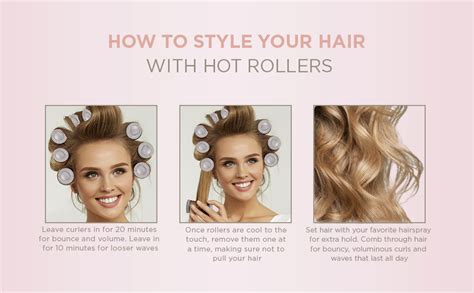 Amazon INFINITIPRO BY CONAIR Ceramic Flocked Hot Rollers For Long Medium And All Hair