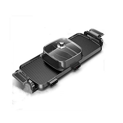 KOIUJ Barbecue Bratpfanne Dual Purpose Barbecue Hot Pot EIN Pot Elektro Hot Pot Elektro Backen