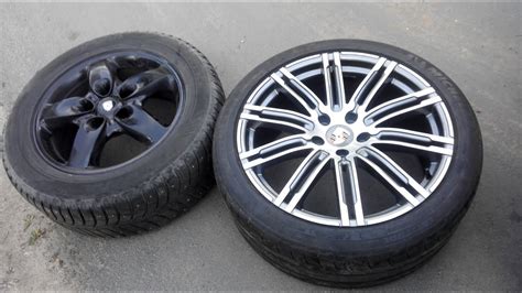 21 диски против 18 Porsche Cayenne [Порше Кайен] - YouTube