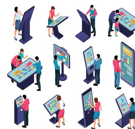 interactive display terminal  piece interactive display