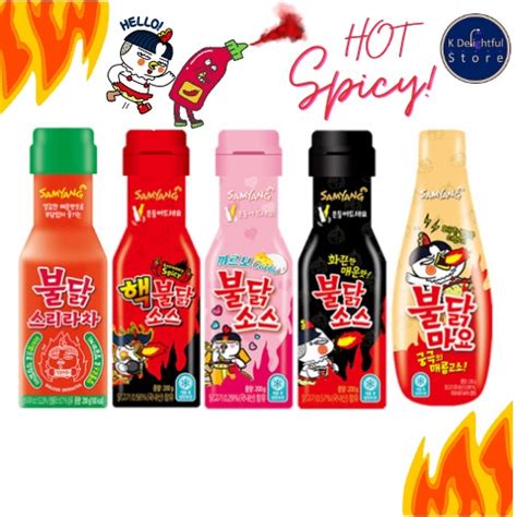 Samyang Hot Spicy Buldak Sauce G Extra Spicy Mayonnaise Mayo Carbo Sriracha