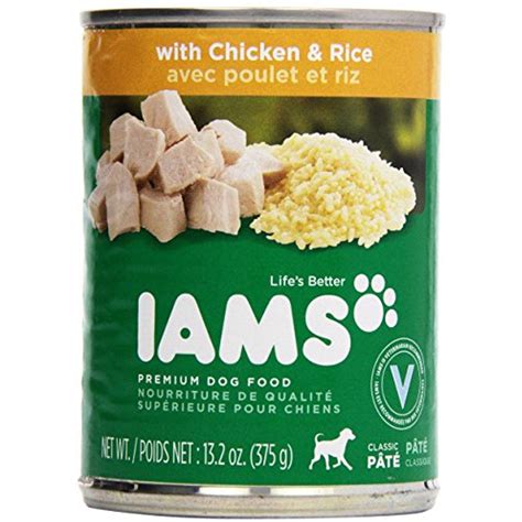 Iams Premium Dog Food, Chicken & Rice Entree, 13.2 oz | Canned dog food, Premium dog food ...