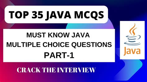 Top 35 Java Mcqs Part 1 Master The Concepts Youtube