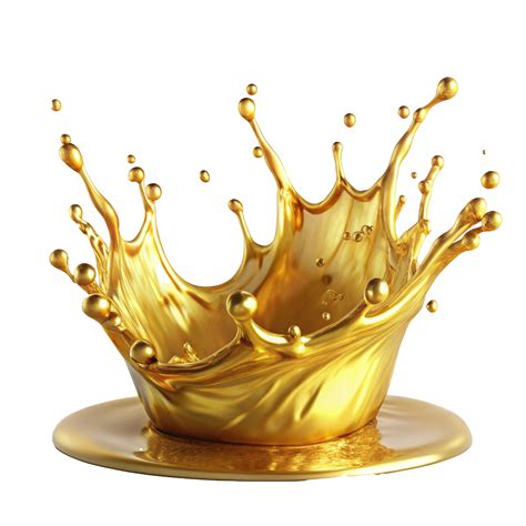 Dazzling Gold Splash Effect 50349890 PNG