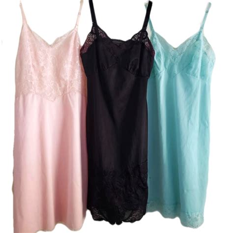 True Vintage Lingerie Vanity Fair Slip Set Of Pink Gem