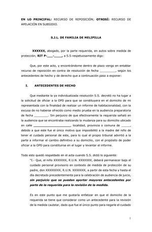 Total Imagen Modelo De Escrito De Recurso De Reposici N Abzlocal Mx