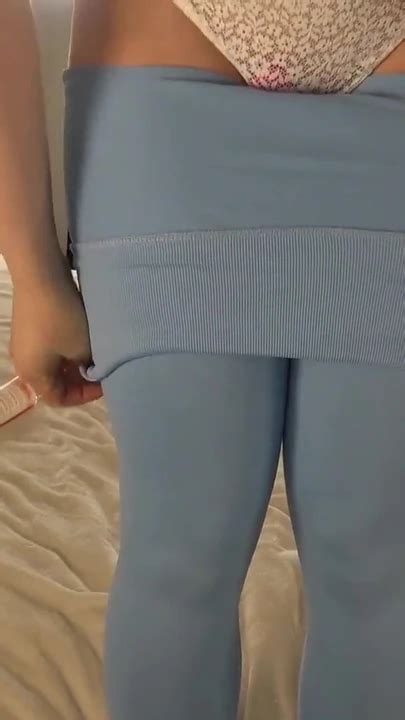 Powerful Moment From Blondehottiek Hot Milf Squirting A Lot In Leggings And Panties Xhamster