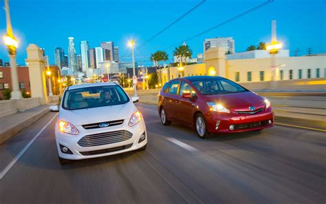 2012 Toyota Prius V vs. 2013 Ford C-Max Hybrid Comparison - Motor Trend