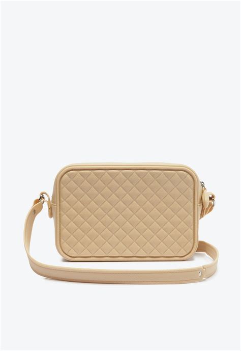 Bolsa Crossbody Nude Anacapri M Dia Matelass Triangular Zz Mall