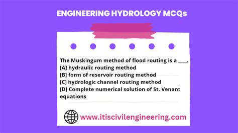 Hydrology Mcqs Gate Ese Gpsc Civil Engineering Competitive