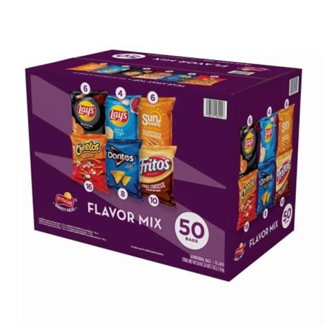 Frito Lay Snacks Flavor Mix Cube 1 Ounce 50 Count 50 Ct 1 Oz Fry