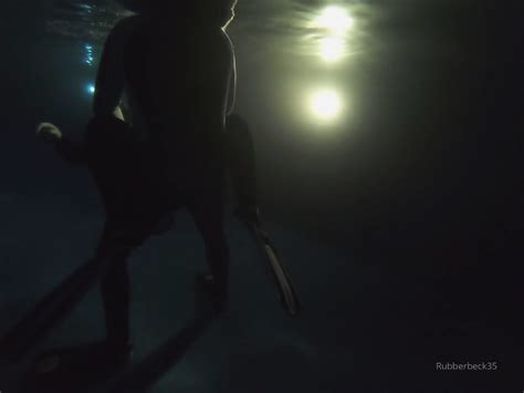 Scuba Sex In Pool At Night
