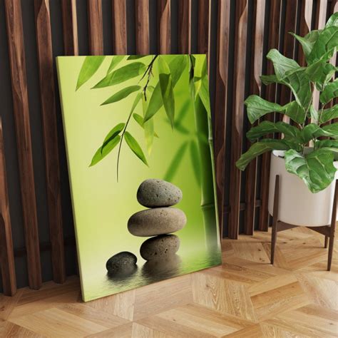 Интерьерная картина на натуральном холсте - Дзен. Релакс, 50 х 70 см ...