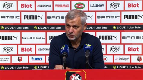 Conférence de presse STADE RENNAIS FC PARIS SAINT GERMAIN 1 3