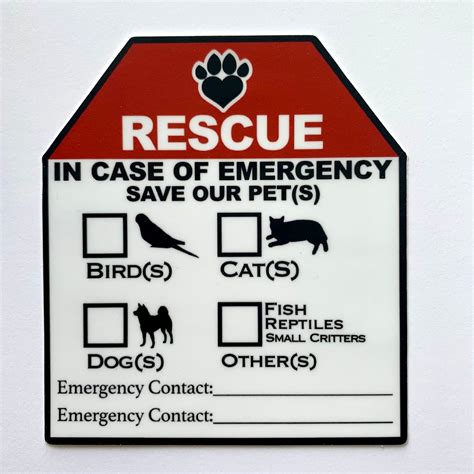 In Case of Emergency Magnetic Door Sign - Etsy