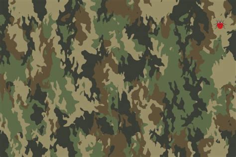 Svg Camouflage Militaryseamless Pattern Graphic By Silhouettedesigner