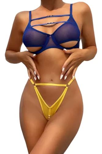 Lingerie Luxo Recortes Busto Tiras Reguláveis Nova 4o03112 Parcelamento sem juros