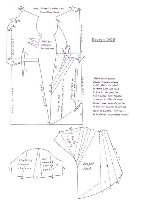 Printable Wedding Dress Patterns