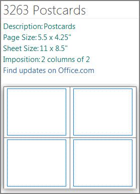 Microsoft Postcard Template For Your Needs