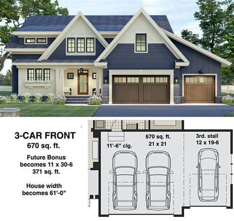 Bed New American House Plan With Home Office And Upstairs Loft Plus