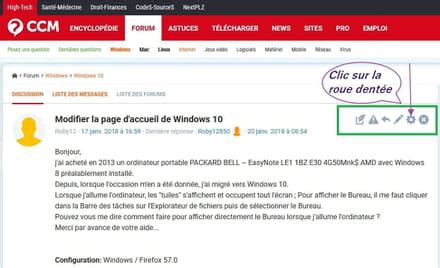 Modifier la page d'accueil de Windows 10 - Forum Windows 10