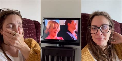 Drew Barrymore In Tears Watching Wedding Singer On Tv Video Comic