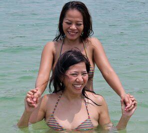 Bikini Model Asian Sara AI Enhanced Photo Gallery