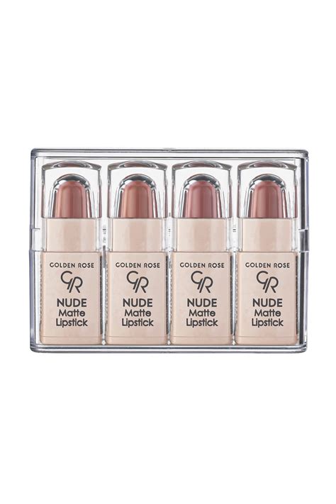 Golden Rose Nude Matte Lipstick Pcs Set Mix Nude Collection TL Modamizbir