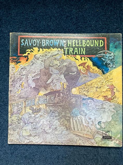 SAVOY BROWN HELLBOUND TRAIN VINY LP 1972 GATEFOLD VG VG EBay