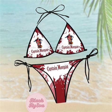 Captain Morgan Bikini Set Captain Morgan Swimsuit Set Captain Morgan Beachwear Captain Morgan