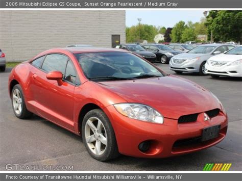 Sunset Orange Pearlescent 2006 Mitsubishi Eclipse GS Coupe Medium