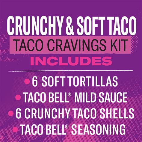 Taco Dinner Kit with Soft Tortillas, Crunchy Taco Shells, Mild Sauce