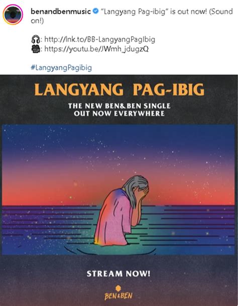 Ben And Ben Have Released A New Song Called Langyang Pag Ibig On