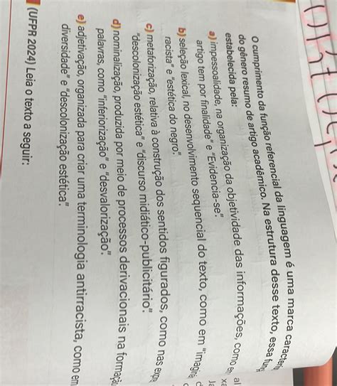 Função Da Linguagem Referencial