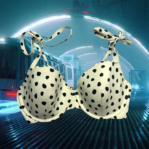 Polka Dot Pin Up Bikini Top Off Total Order Depop