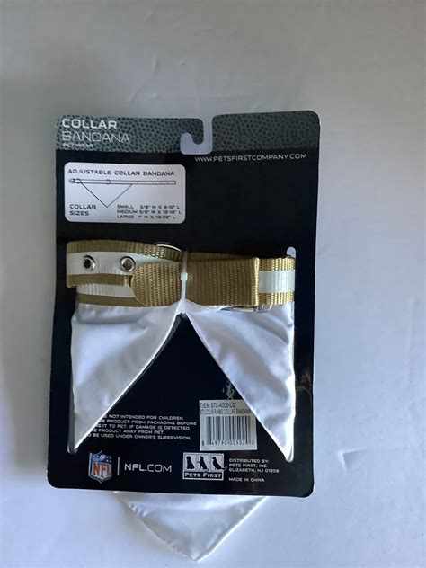 St Louis Rams Nfl Pet Collar Bandana Size L This And That Llc