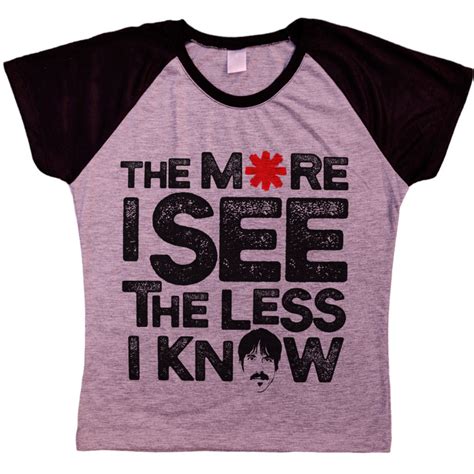 Camiseta Red Hot Chili Peppers Feminina Baby Look Shopee Brasil