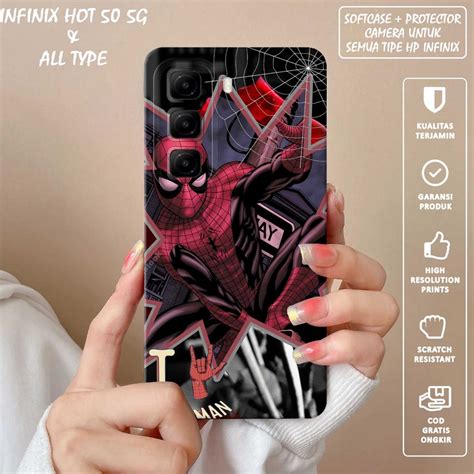 PRO CAMERA SOFTCASE SPIDERMAN IMAGE FOR INF INIX HOT G Shopee Philippines