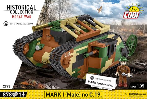 COBI Klocki 2993 czołg MARK I MALE NO C HC GREAT WAR19 878KL