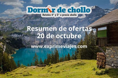 Resumen De Ofertas De Dormir De Chollo De Octubre