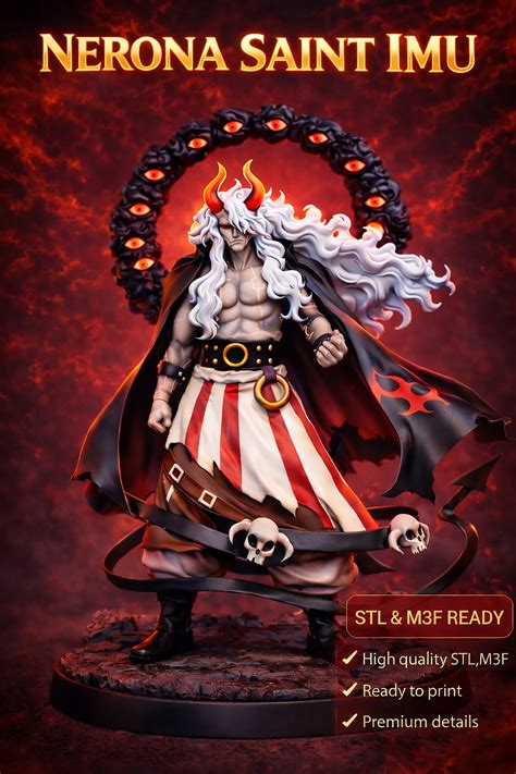 🎨 Nerona Saint Imu 3D Print Model – One Piece Inspired STL & M3F