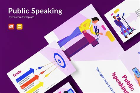 Public Speaking Presentation Template Modèle De Présentation Pour