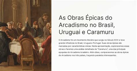 Dentre As Características Do Arcadismo Podemos Destacar