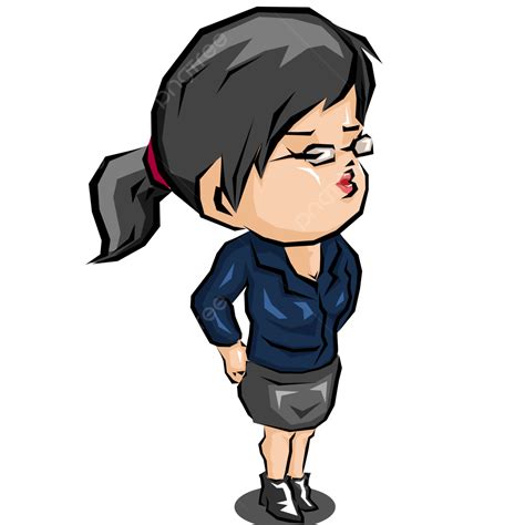 cartoon angry teacher