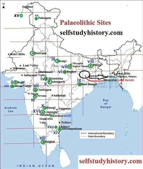 Paleolithic Age Map