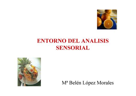 Analisis sensorial sala cata ENTORNO DEL ANALISIS SENSORIAL Mª Belén