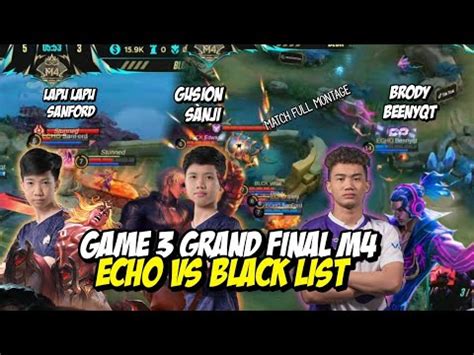 Grand Final M Montage Semua Player Echo Asli Full Mekanik Echo Vs