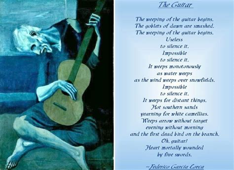 The Spanish Experience The Old Man And The Guitar Pablo Picasso